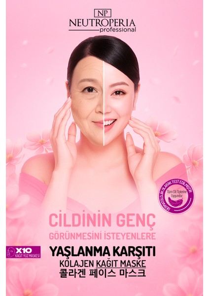 Kolajen Kağıt Maske (10 Adet) fiyatları