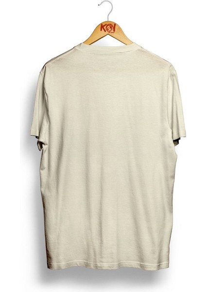 Beş Yıldız / Erkek Ekru Krem Renk T-Shirt / %100 Pamuk Premium Quality / Regular Fit modelleri