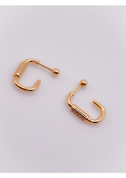 Cerrrahi Çelik Piercing ( Pirsing ) Zirkon Taşlı Dikdörtgen Conch Helix Piercing (1ADET) fırsatları