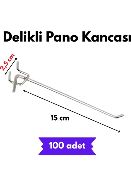 Delikli Pano Kancası