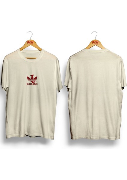 Dracarys / Erkek Ekru Krem Renk T-Shirt / %100 Pamuk Premium Quality / Regular Fit fiyatları