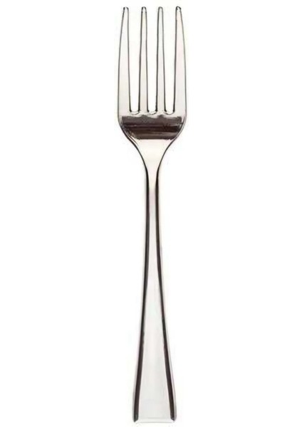 Mini Koktey Çatalı,kürdan 8,5cm Metal Renk-50 Adet
