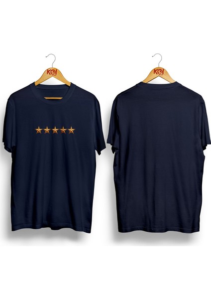 Beş Yıldız Cimbom / Erkek Lacivert Renk T-Shirt / %100 Pamuk Premium Quality / Regular Fit modelleri
