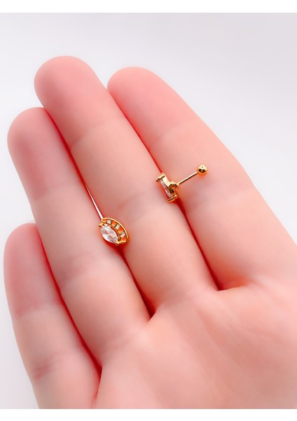 Cerrrahi Çelik Piercing ( Pirsing ) Ra'nın Gözü Tragus Helix Piercing (1ADET) fiyatları