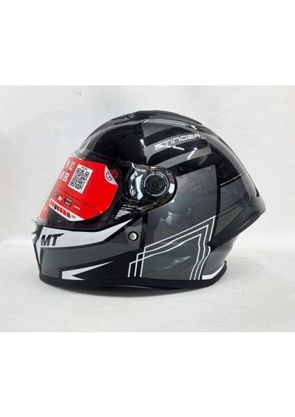 Stinger 2 Tron B12 Parlak Renk Şefaf Vizörlü V-28B fırsatları