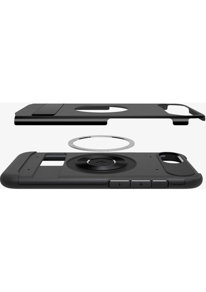 iPhone 16e Kılıf Slim Armor MagFit MagSafe özellikli Black - ACS09129 modelleri