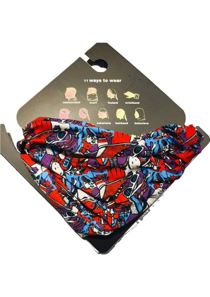 Buff Boyunluk Sneaker Motifli