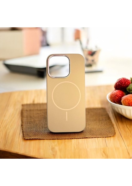 IPhone 16 Promax Magsafe Özellikli Iç Kısım Kadife Dokulu Silikon Kılıf modelleri