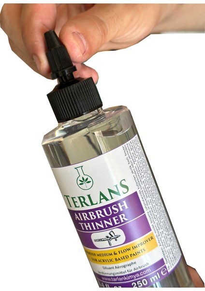 Airbrush Thinner 250 ml (Akrilik Boya) Airbrush Model Boyama Için Akrilik Bazlı Inceltici, Akışkanlık & Detay Kontrolü modelleri