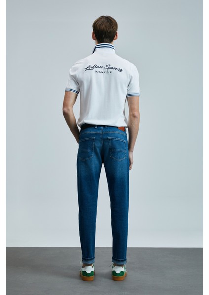 Anatol Smart Jean Erkek Pantolon Slim Fit Mavi