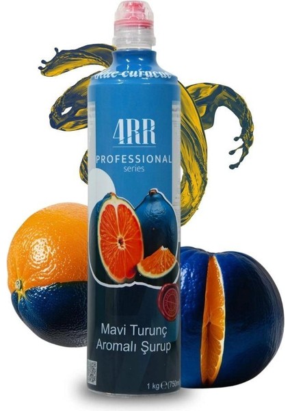 Mavi Turunç Aromalı Şurubu 750 ML – Tropikal Içecek & Kokteyl Bazı