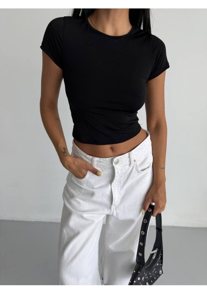 Kadın Crop Bluz