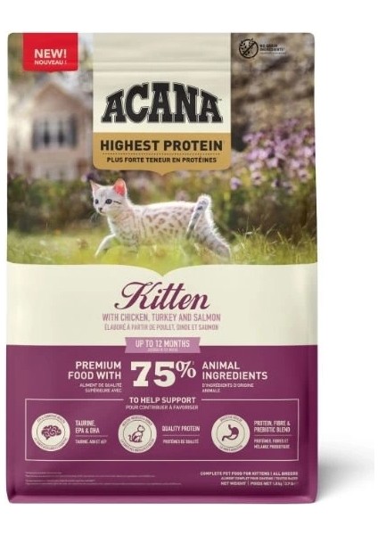 Kitten Hindi ve Somon Balıklı Yavru Kedi Maması 1.8 kg