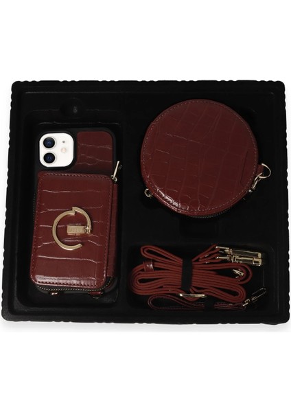 Iphone 11 Kılıf Ermes Kapak - Bordo Sptgl indirimleri