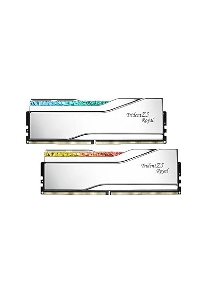 G.skill 32GB (2X16GB) Trident Z5 Royal Silver Rgb Ddr5 6400MHZ CL30 1.4V Dual Kit Ram