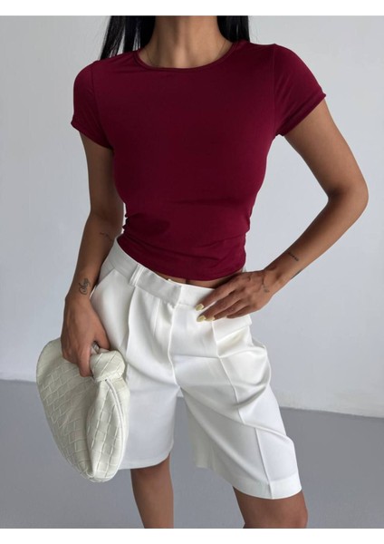 Kadın Crop Bluz