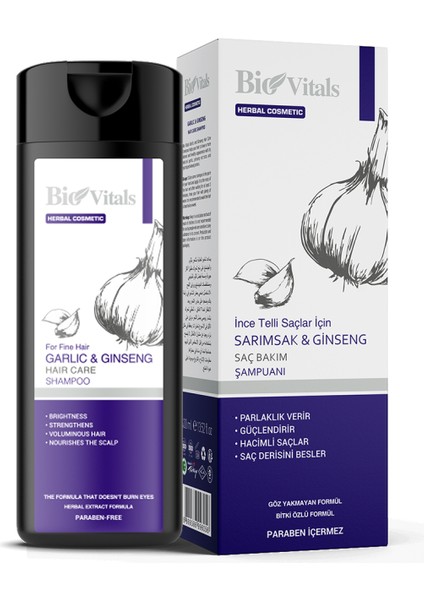 Ginseng ve Sarımsak Özlü Şampuan 400 ml