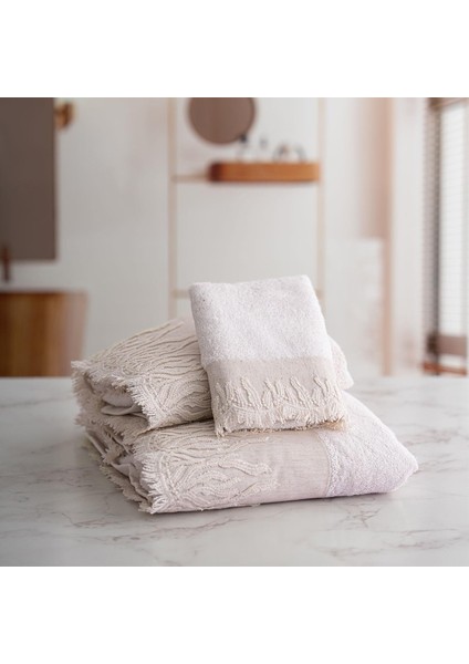 Mercan Işlemeli Püsküllü El Havlusu (30 x 50 Cm) modelleri