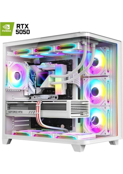 DRX7512 Ryzen 7 5700X 32GB Ram 1tb M2 Nvme SSD 8gb RTX5050 Oyuncu Hazır Sistem