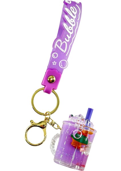 Içi Sulu Anahtarlık. Çanta Süsü. Anahtarlık