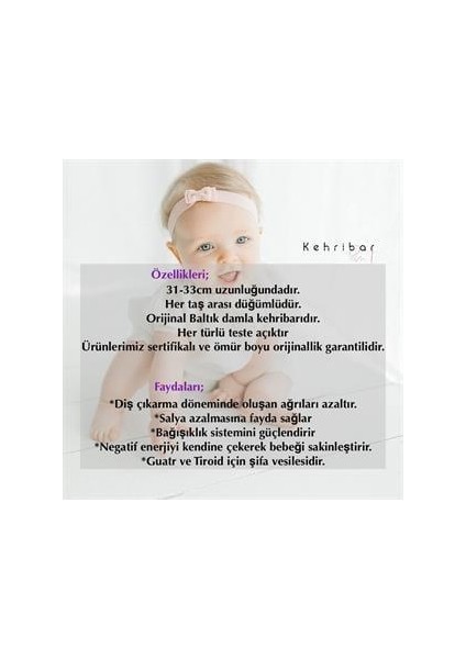 Küp Model Multirenk Bebek Kolye