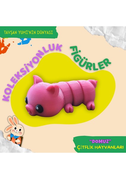 Çiftlik Hayvanları Koleksiyonu - 4 Parça Hareketli Oyuncaklar fırsatları