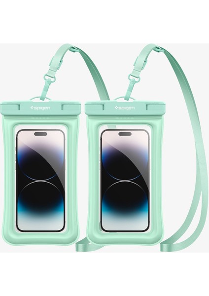 Aqua Shield Floating WaterProof iPX8 Sertifikalı Su Geçirmez Yüzer Kılıf (2 Adet) A610 Mint - ACS06019