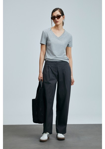 Safar Kadın Pamuklu Pantolon Siyah fırsatları