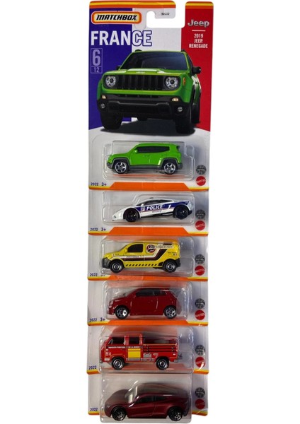 Collectors France 6'lı Set