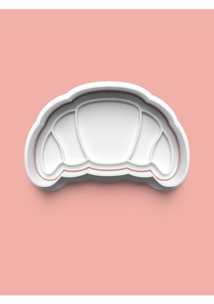 Kruvasan Figürü Kurabiye Kalıbı ve Şeker Hamuru Kalıbı