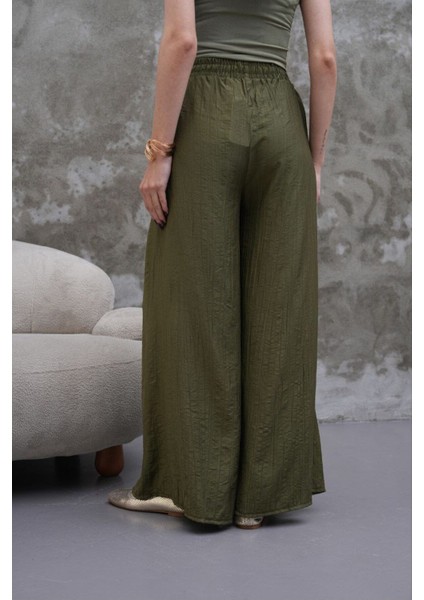 Kadın Modal Kumaş Etek Pantolon - Oversize & Geniş Paça