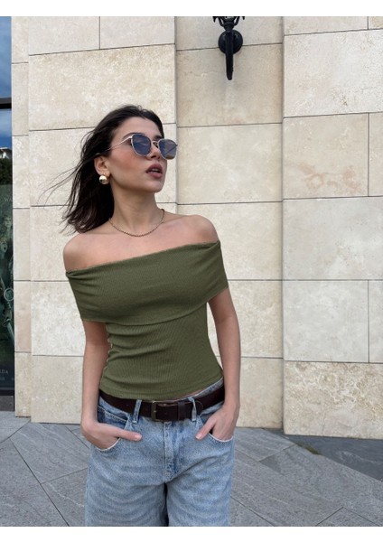 Kaşkorse Madonna Yaka Kolsuz Trend Yazlık Kadın Bluz fiyatları