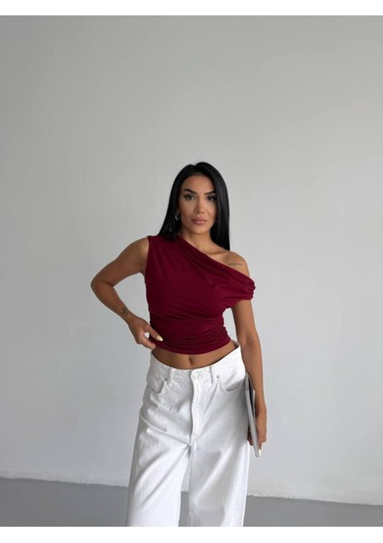 Kadın Düşük Omuz Crop Bluz fırsatları