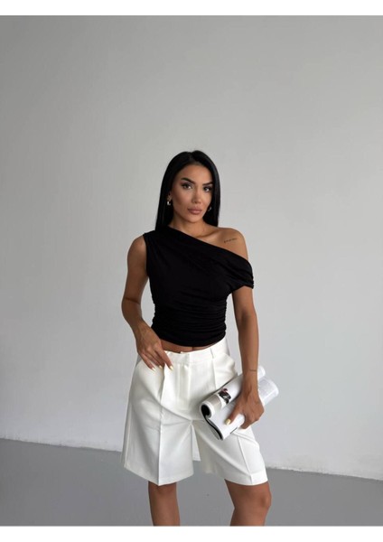 Kadın Düşük Omuz Crop Bluz fırsatları