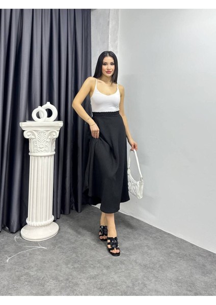 Keten Kloş Uzun Etek - Rahat ve Şık Günlük Kombinler fiyatları