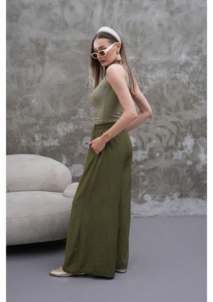 Kadın Modal Kumaş Etek Pantolon - Oversize & Geniş Paça indirimleri