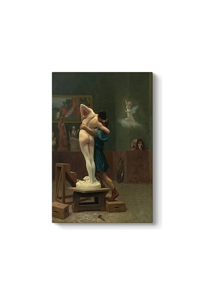 Jean Leon Gerome - Pygmalion ve Galatea Tablosu 60 x 90