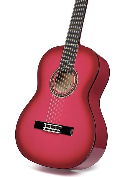 Klasik Gitar 4/4 Pembe Sunburst Sap Çelikli fiyatları