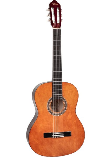 Klasik Gitar Solak 4/4 Naturel Sap Çelikli