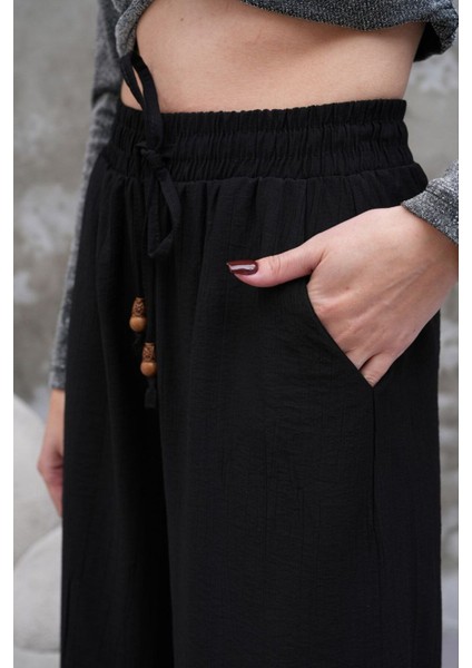 Kadın Modal Kumaş Etek Pantolon - Oversize & Geniş Paça