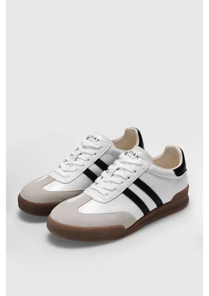 Lia Kadın Beyaz Deri Sneaker Ayakkabı 121230030