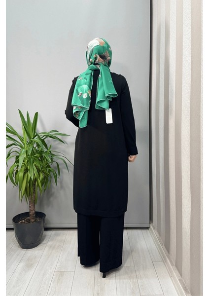 Fermuar Detaylı Triko Tunik Siyah T25Y-6017 fiyatları