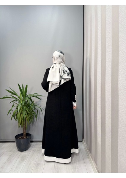 Tüvit Kumaş Uzun Şık Kap Siyah T25Y-4057 modelleri