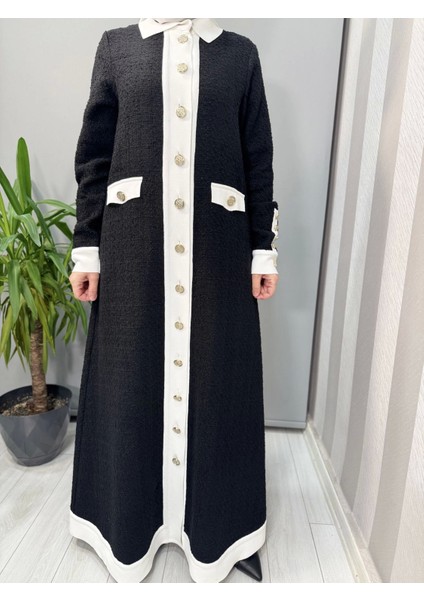 Tüvit Kumaş Uzun Şık Kap Siyah T25Y-4057 fırsatları