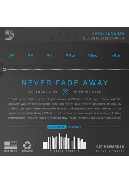 Klasik Gitar Tel Seti, Hard Tensıon, Dynacore modelleri