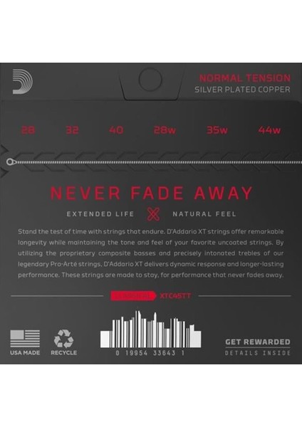 Klasik Gitar Tel Seti, Normal Tensıon, Dynacore modelleri