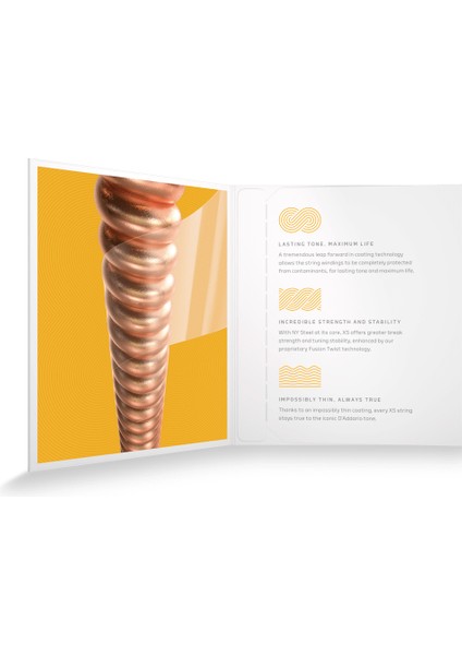 Daddarıo XSAPB1256 Akustik Gitar Tel Seti, Pb Lıght modelleri