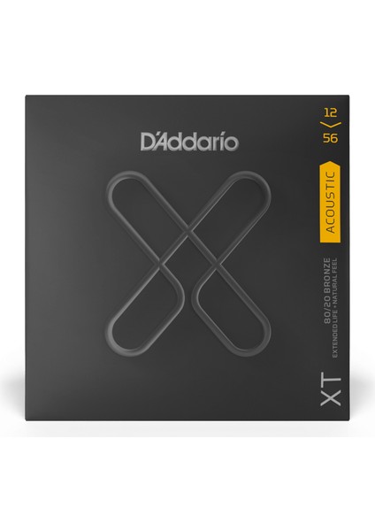 Daddarıo XTABR1256 Akustik Gitar Tel Seti, 80/20 Lıght/medıum Btm indirimleri