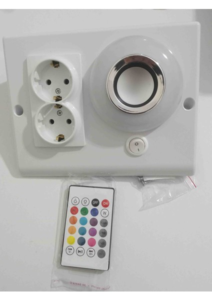 led Müzik Çalarlı Rgb Işıklı Tezgah Altı Priz