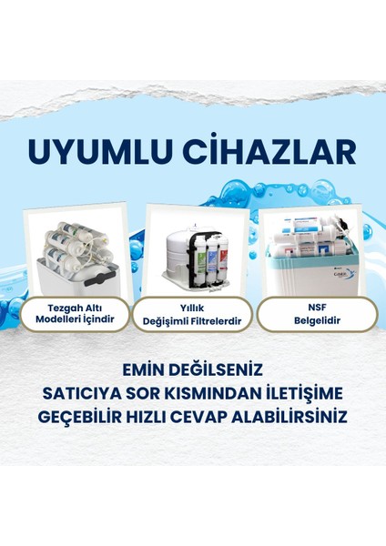 Eko Su Arıtma 12'li Su Arıtma Filtre Seti - Yıllık Değişim fiyatları